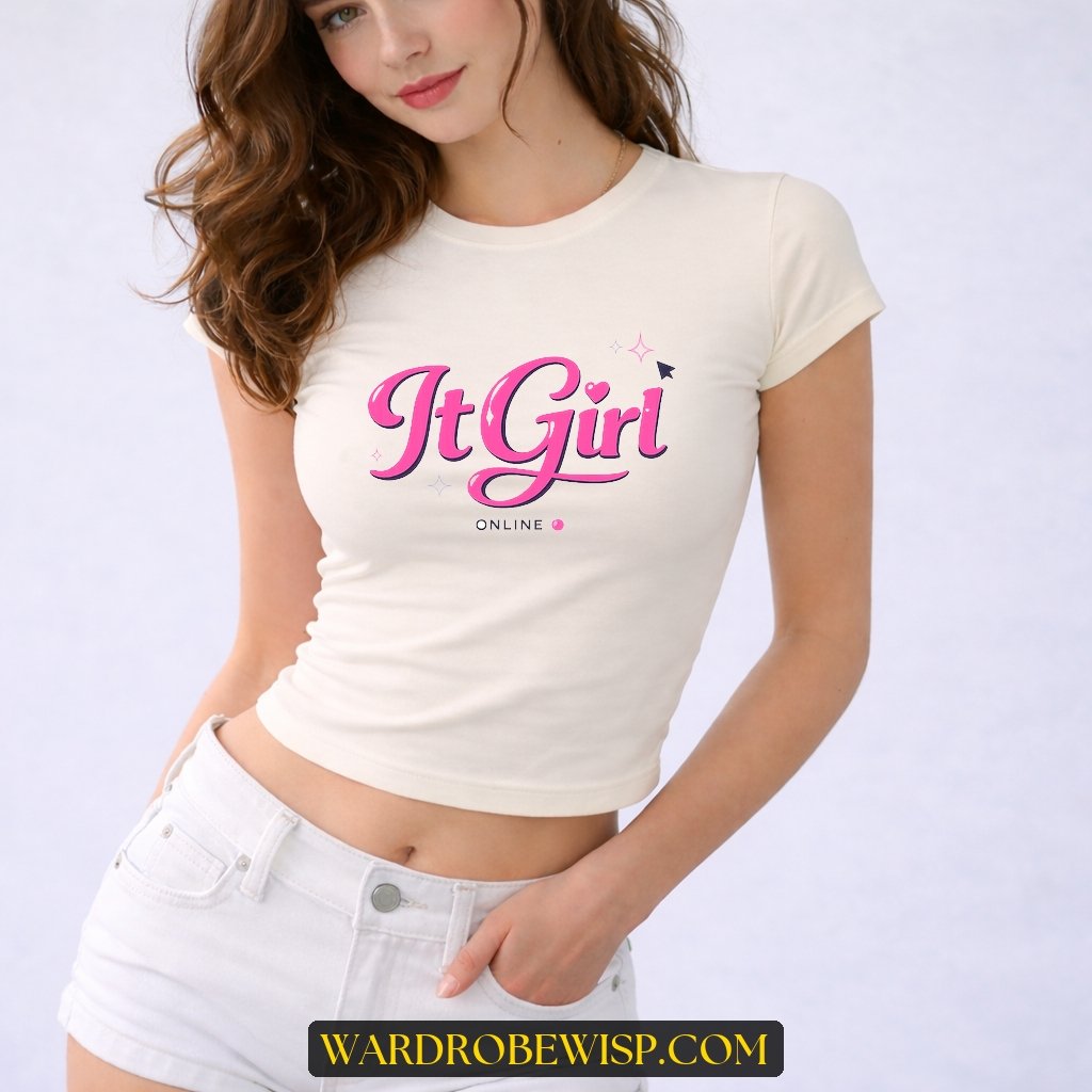 Custom Text Baby Tee XXS Baby Tee Crop Top Personalized Gift Her baby tee