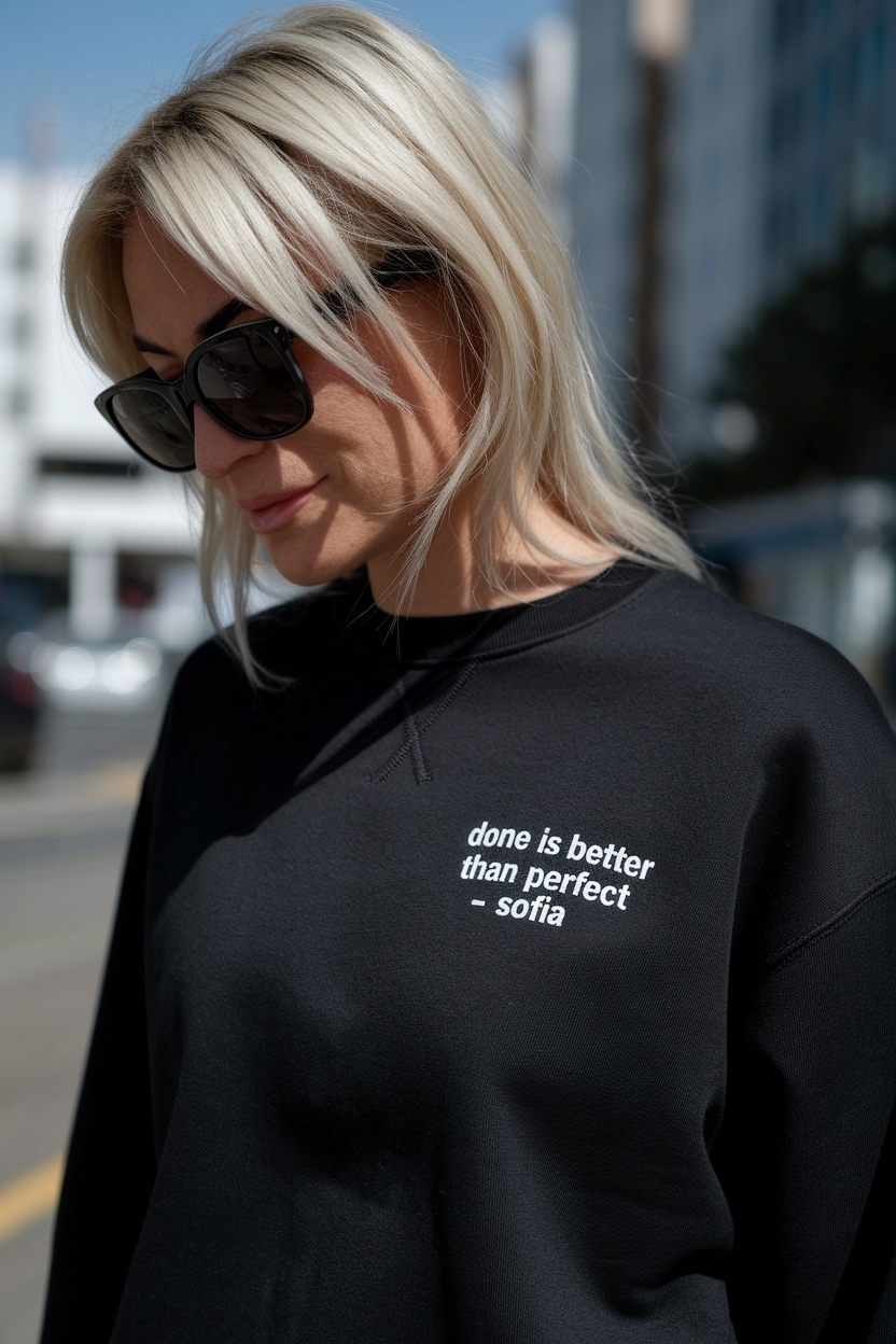 Done is Better Than Perfect Sofia: Embracing Imperfection outfit idea