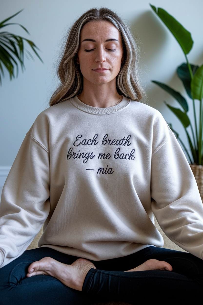 Each Breath Brings Me Back Mia: Rediscovering Peace outfit idea