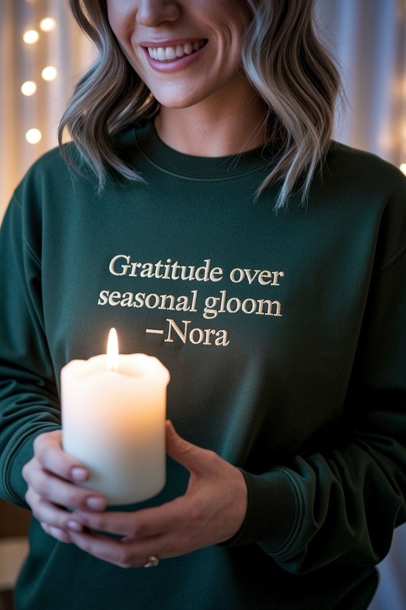 Gratitude Over Seasonal Gloom Nora: Cultivating Positivity outfit idea