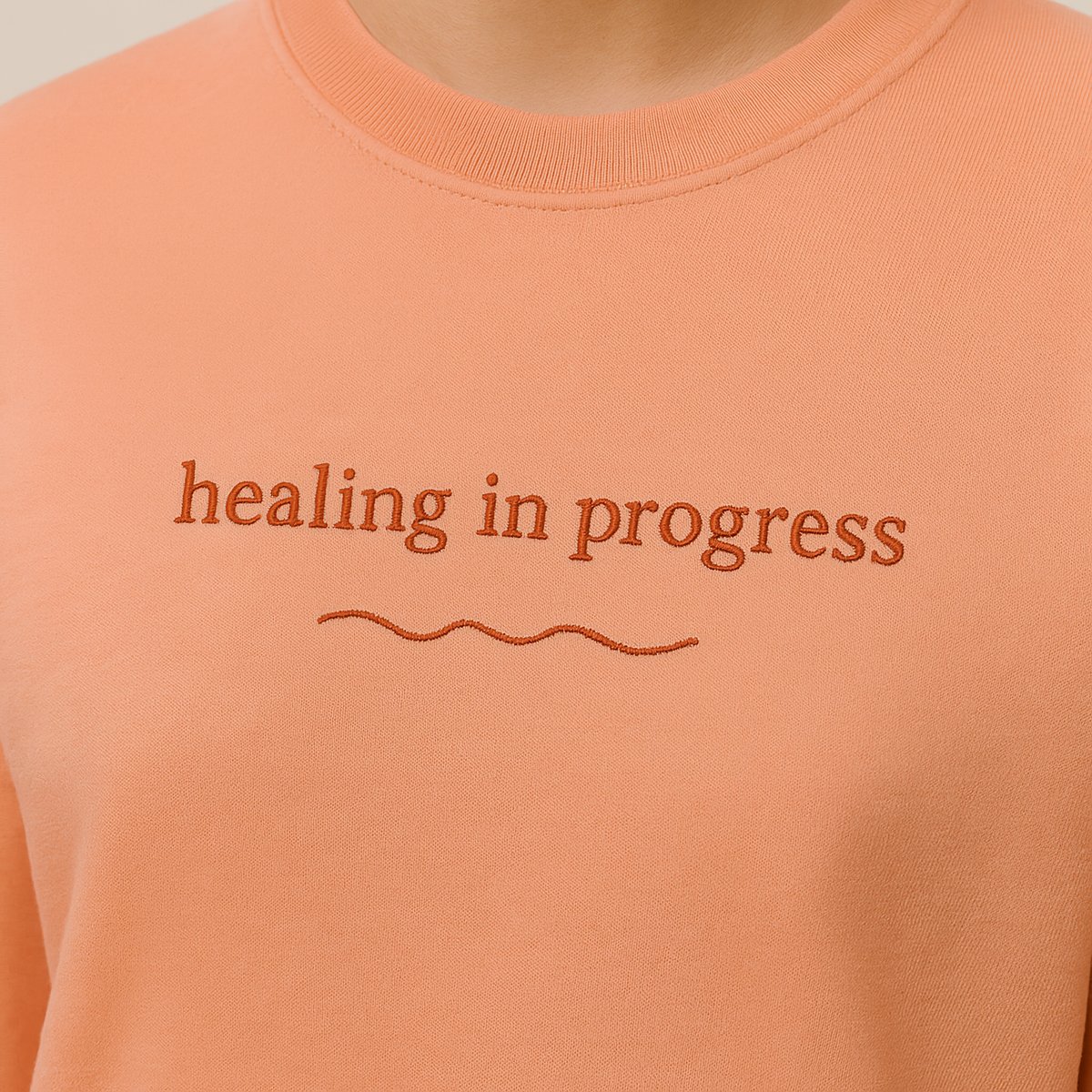 healing in progress sweatshirt