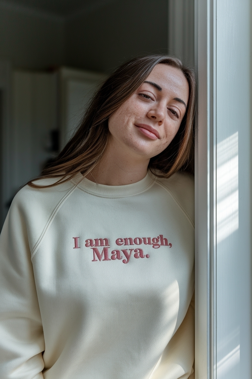I Am Enough Maya: Bold Outfits for Empowered Living outfit idea