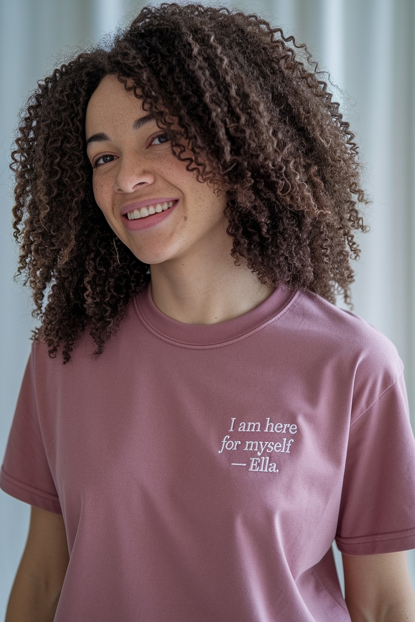 I Am Here for Myself Ella: Prioritizing Self-Care outfit idea