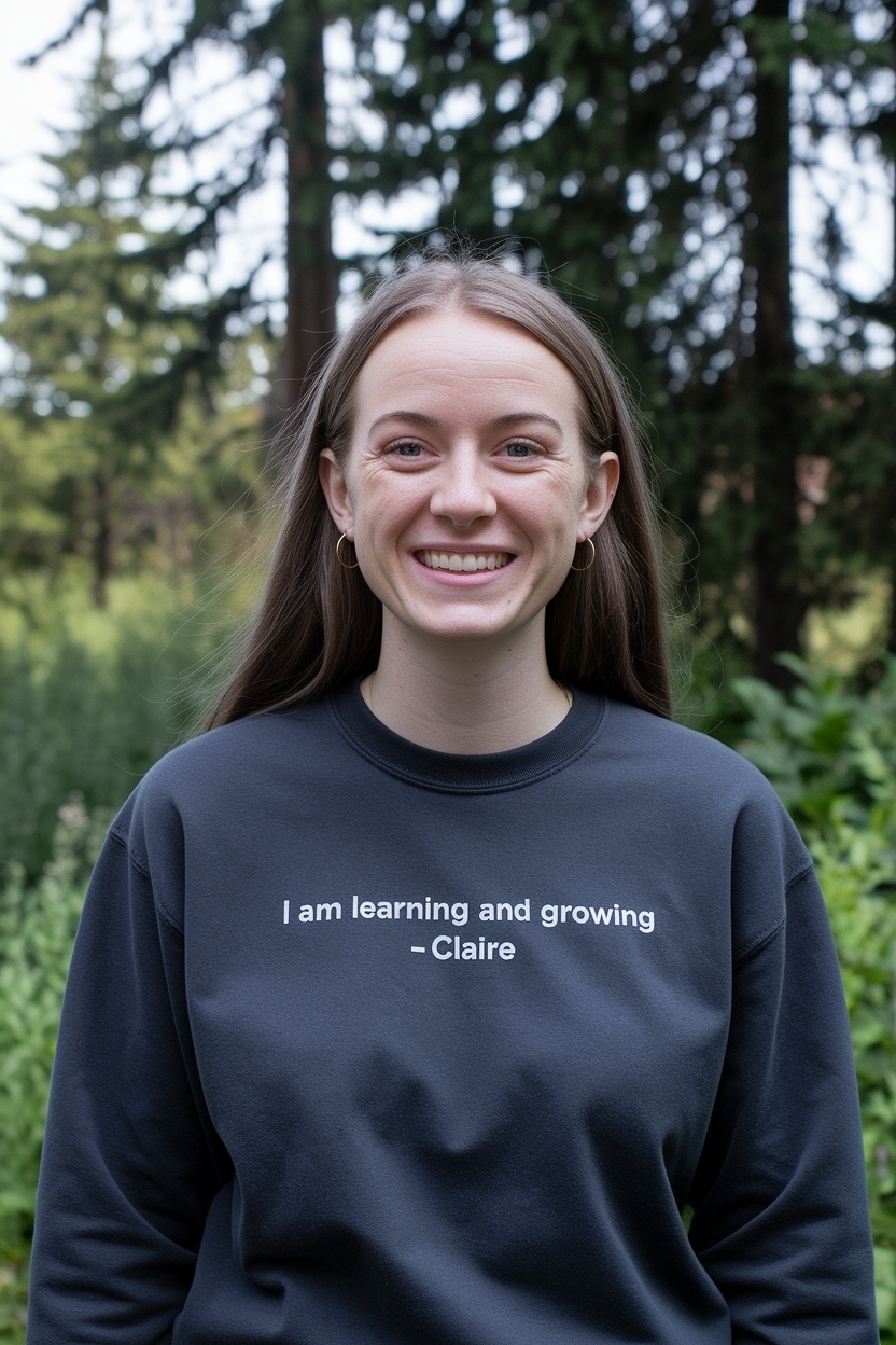 I Am Learning and Growing Claire: Inspiring Transformation outfit idea