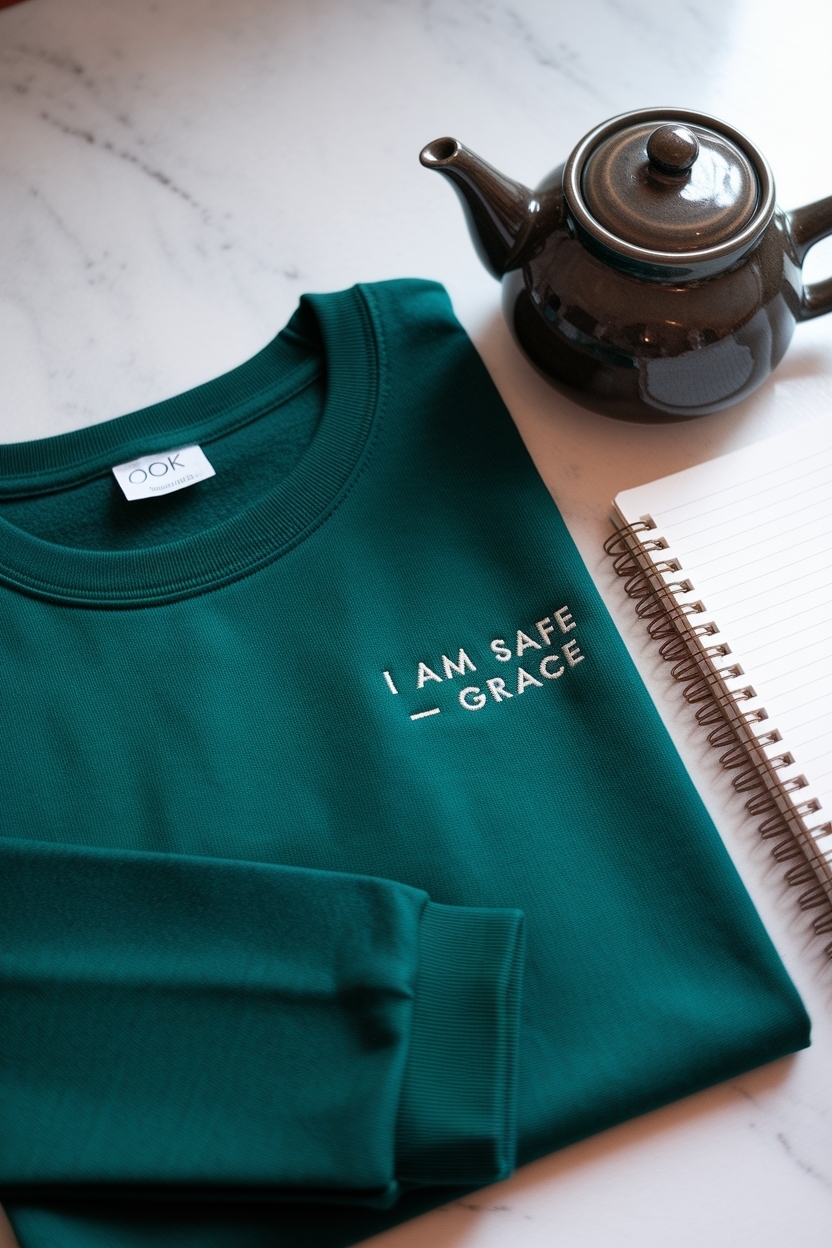 Finding Comfort: I Am Safe Grace outfit idea