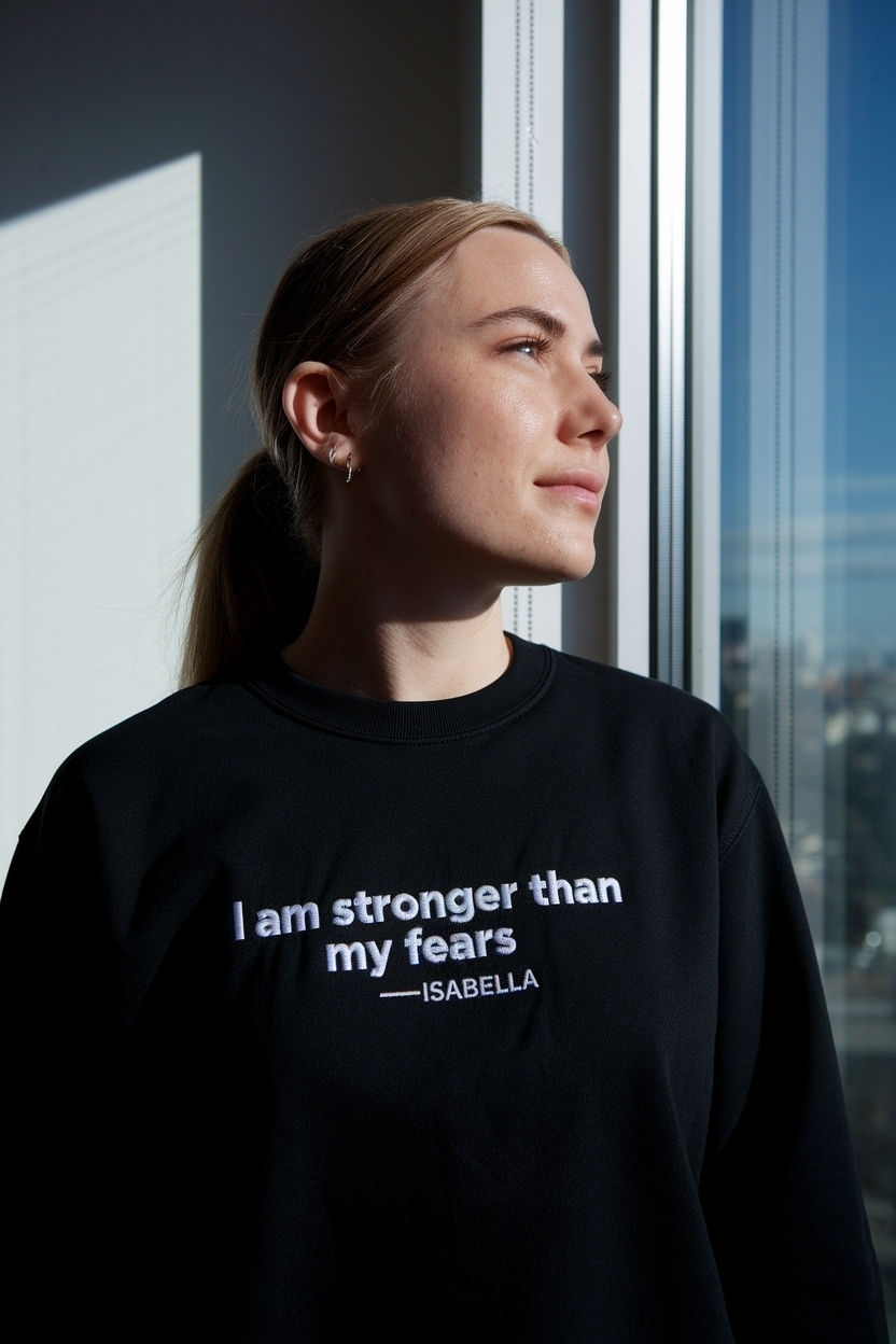 I Am Stronger Than My Fears Isabella: Fearless Fashion Choices outfit idea