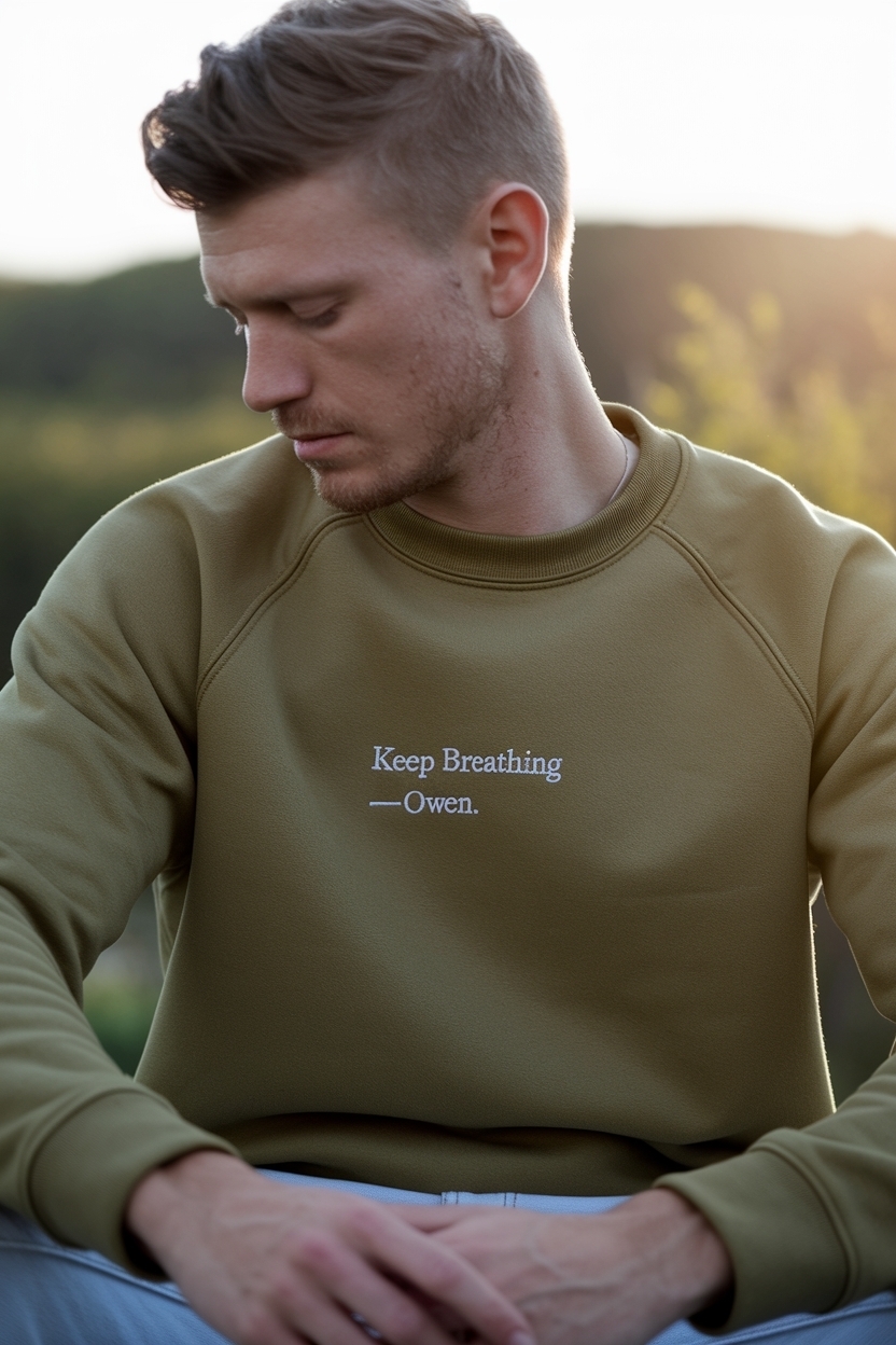Keep Breathing Owen: Strategies for Staying Grounded outfit idea