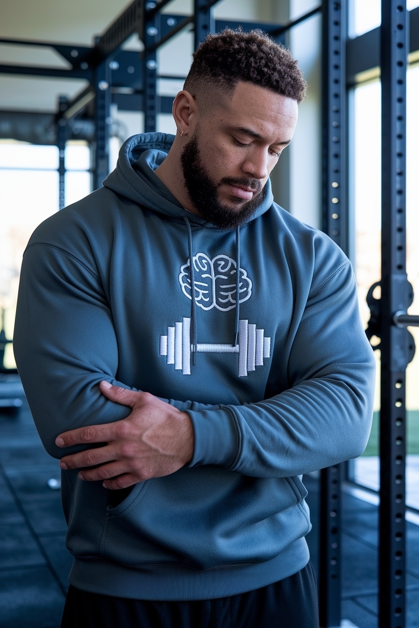 Mind Over Muscle Mindful Gym Hoodie: Gear for Inner Strength outfit idea