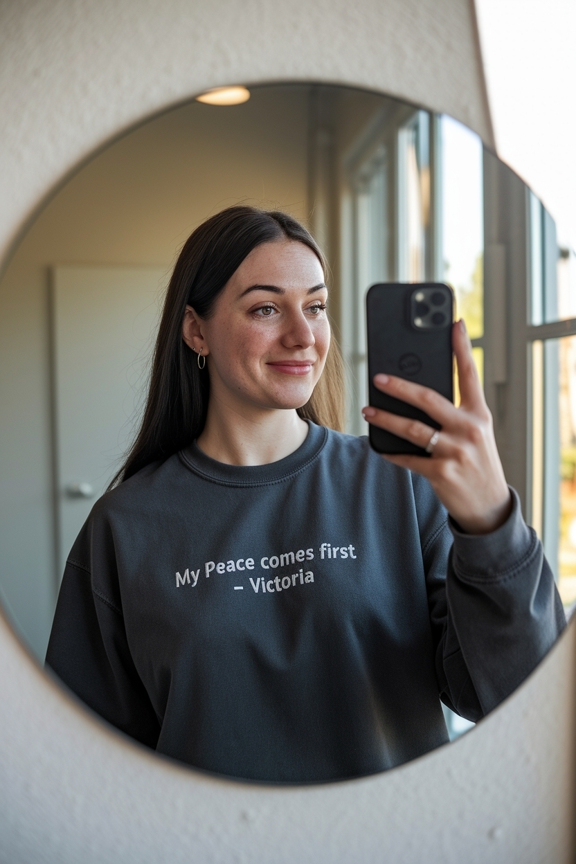 My Peace Comes First Victoria: Prioritizing Your Well-being outfit idea