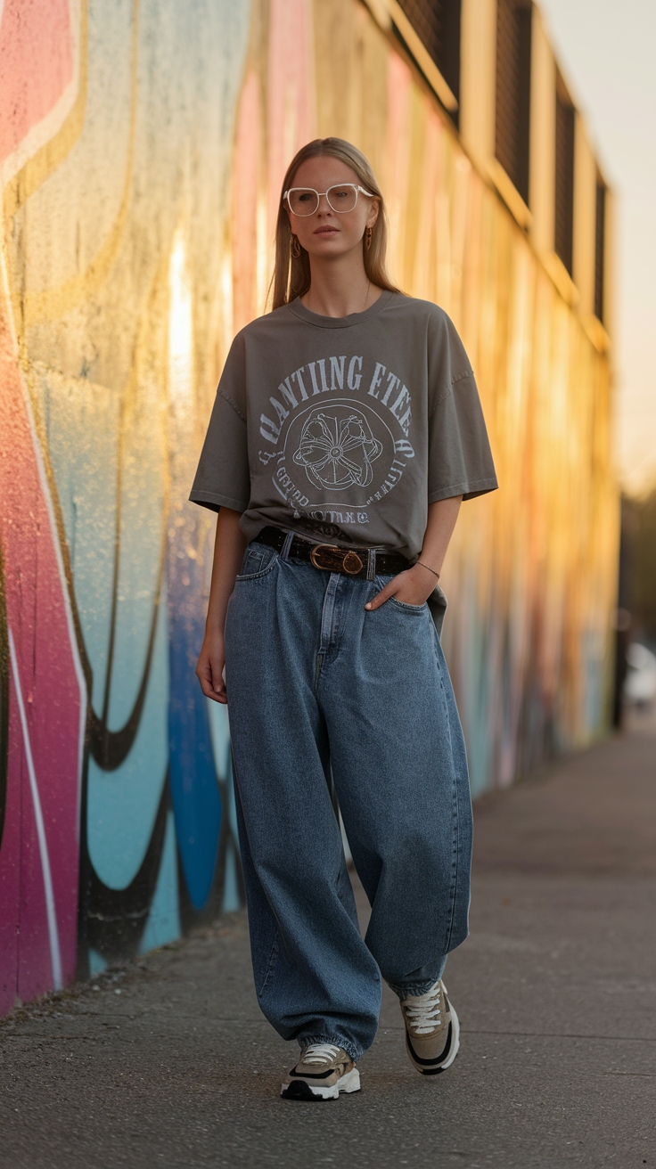 Casual Chic: Outfit Inspo with Baggy Jeans outfit idea