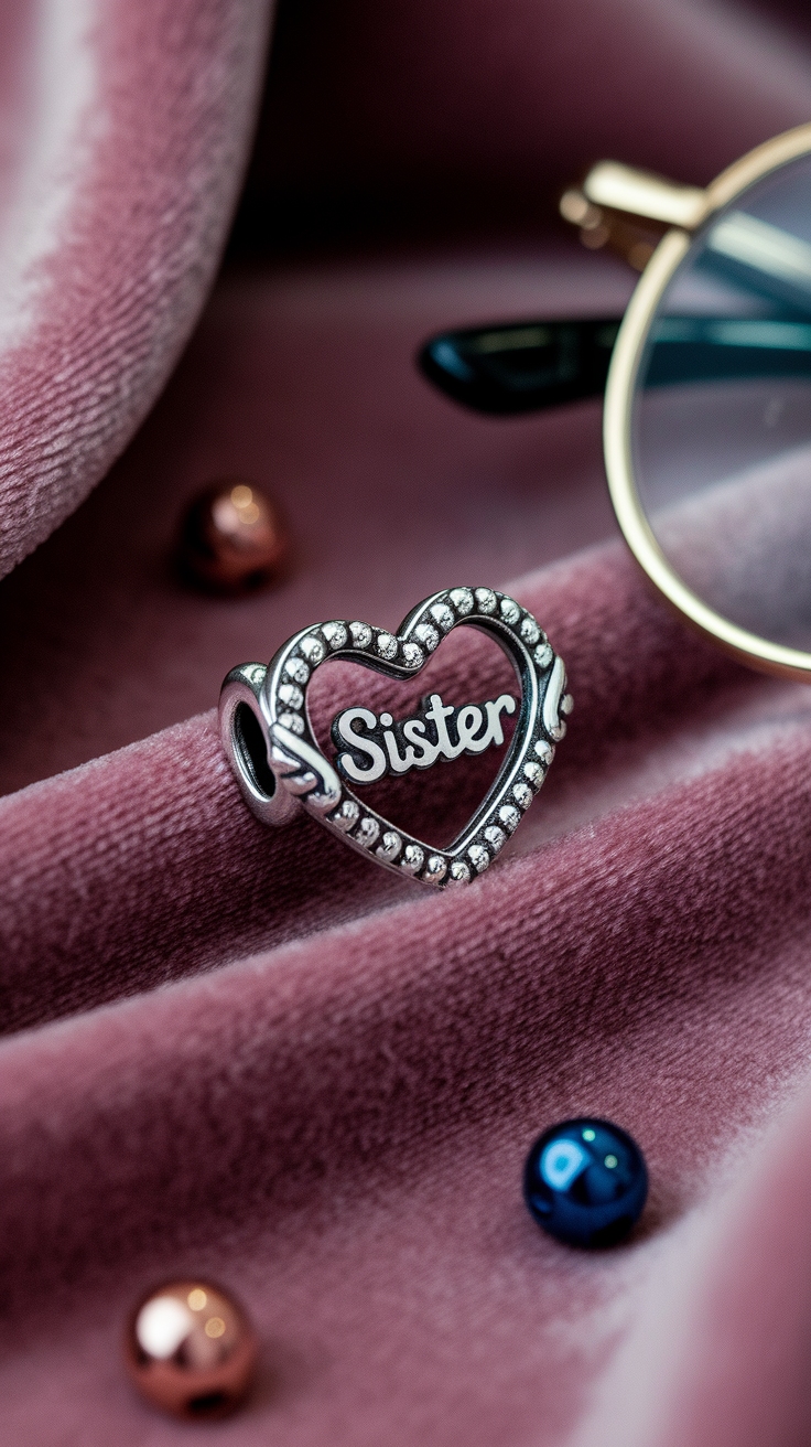 Meaningful Pandora Sister Charm for Sibling Bond outfit idea
