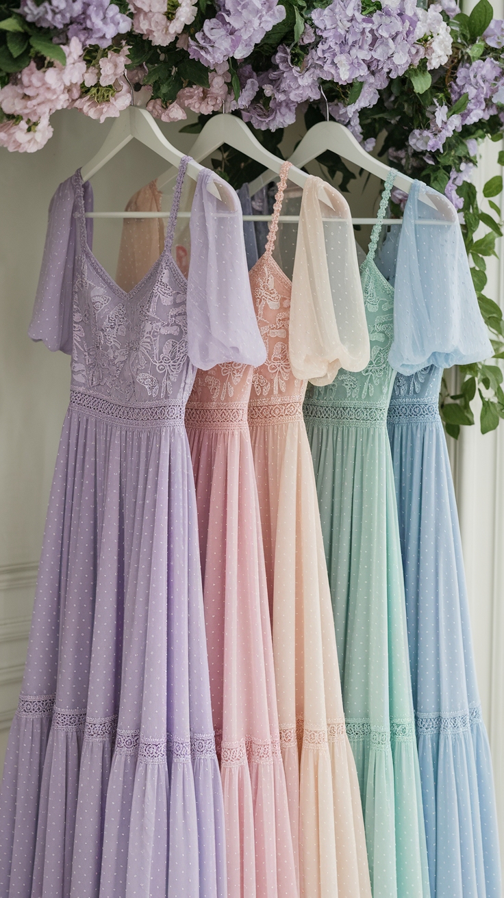 Pastel Maxi Dresses: Soft and Stylish for Any Outing outfit idea