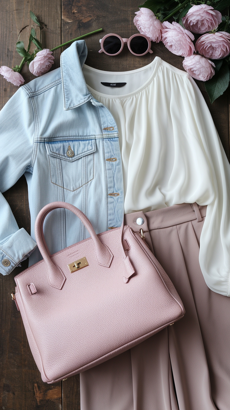 Pink Bag Outfit Ideas to Brighten Your Wardrobe outfit idea