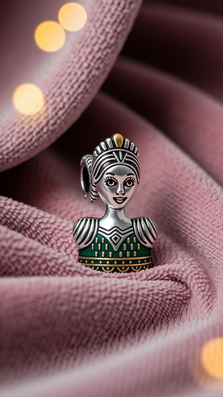 Charming Princess Tiana Pandora Charm for Disney Fans outfit idea