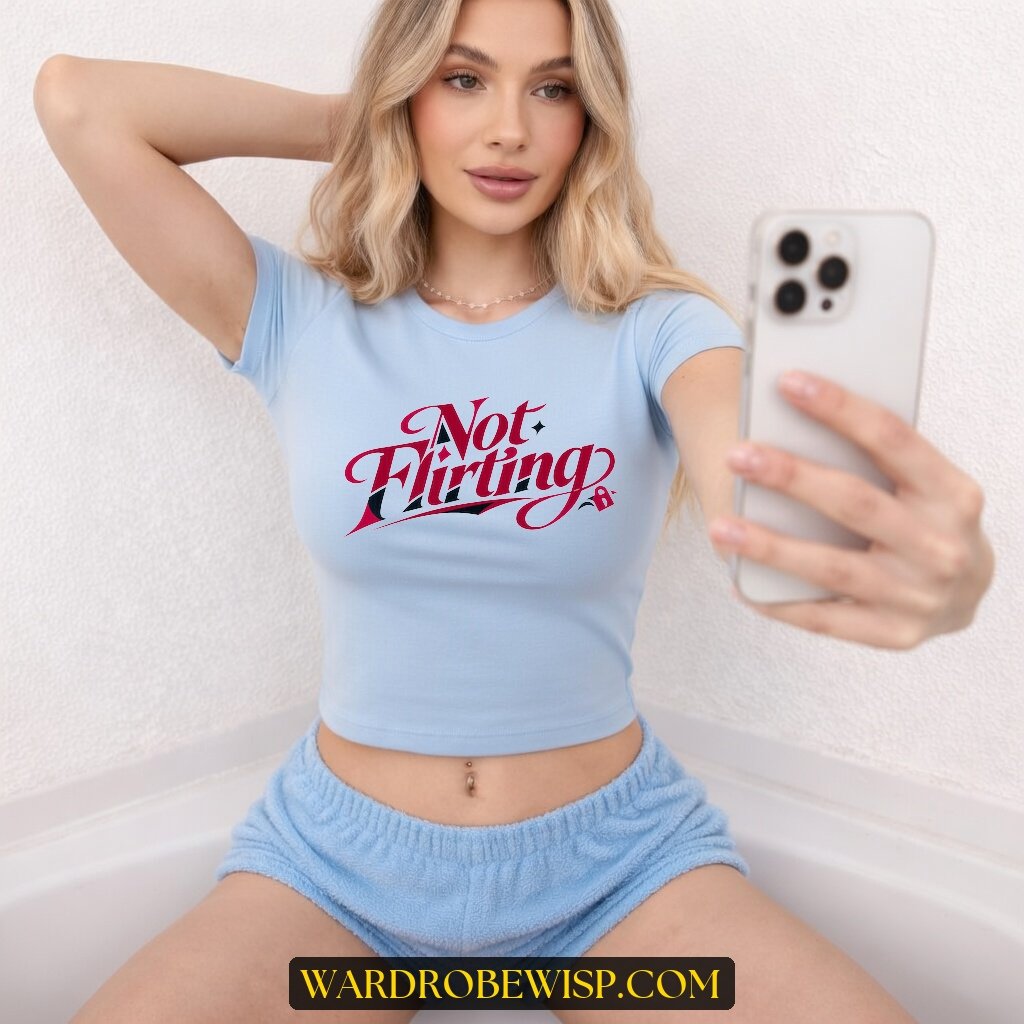 Real Model Mockup Baby Tee Bella Canvas 1010 Custom Shirt Y2K Crop Top baby tee