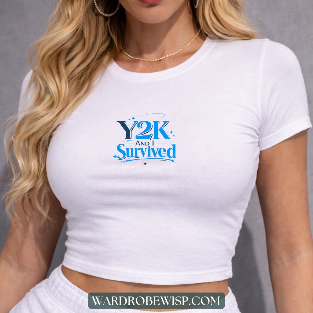 Real Model Mockup Comfort Colors Baby Tee Custom Text Tshirt Y2K baby tee