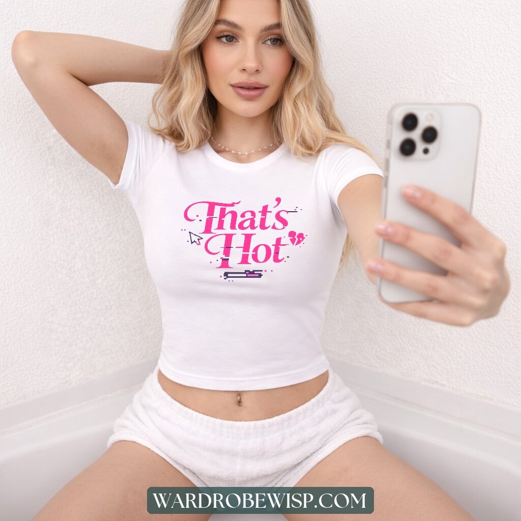 Real Person Mockup Custom Photo Tee Baby Tee Y2K Gift For Her baby tee