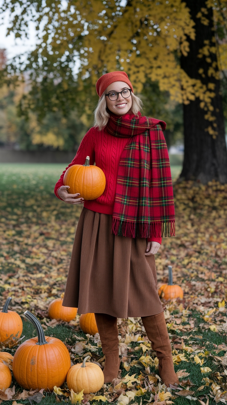 Trending Red Autumn Outfits to Inspire Your Wardrobe outfit idea
