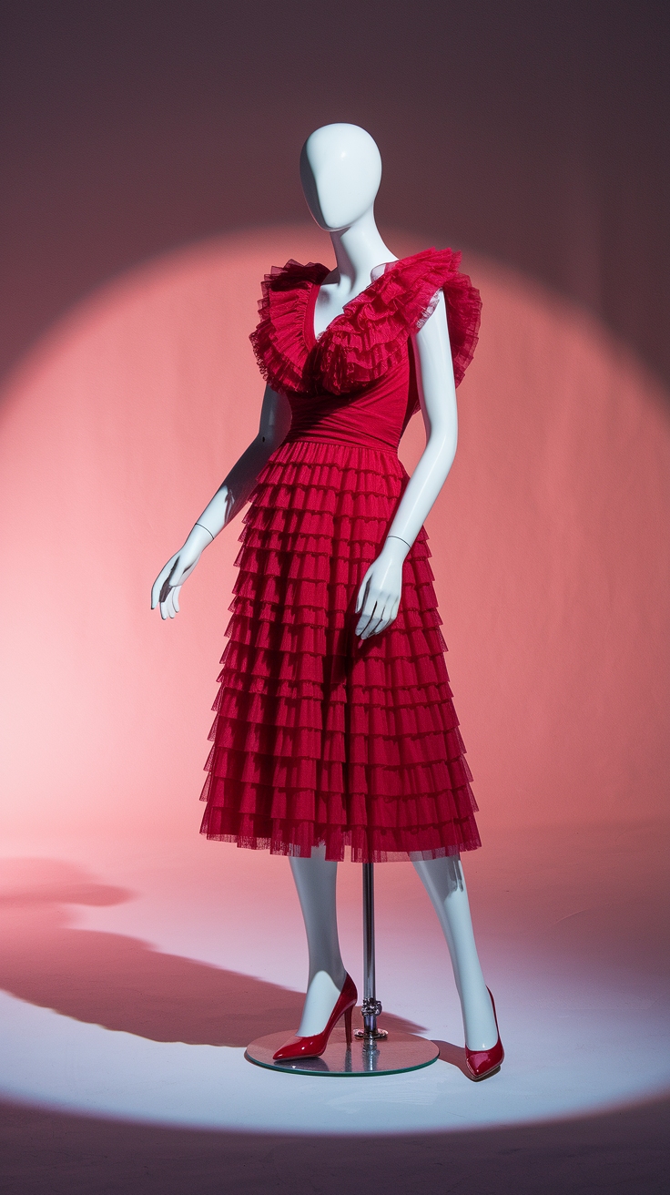 Chic Combinations: Red Dress Red Heels to Try Now outfit idea