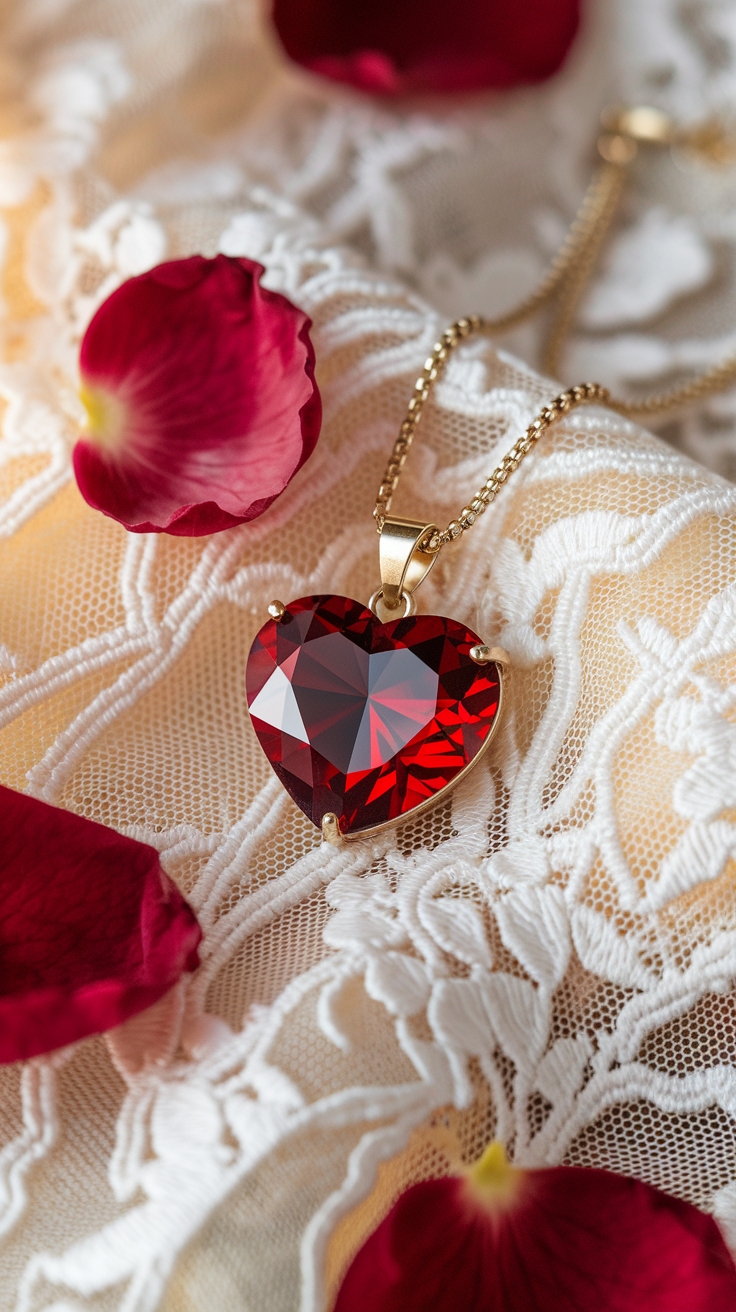 Exploring the Red Necklace Aesthetic for Trendy Vibes outfit idea