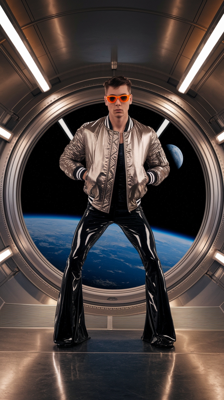 Retro Futuristic Fashion Men: A Style Guide outfit idea