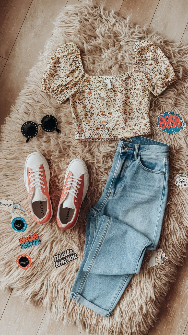 Retro Sneakers Outfit Women Can