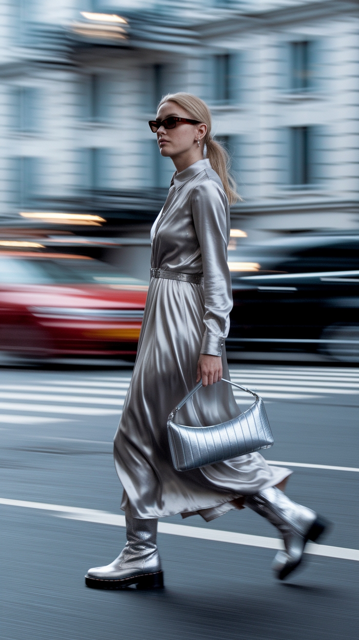 Elevate Your Style with a Silver Bag Outfit outfit idea