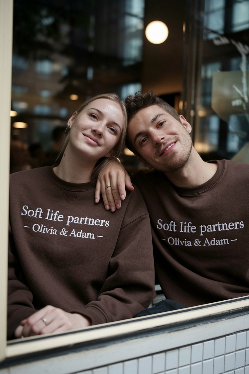 Soft Life Partners Olivia Adam: Couples Fashion Inspiration outfit idea