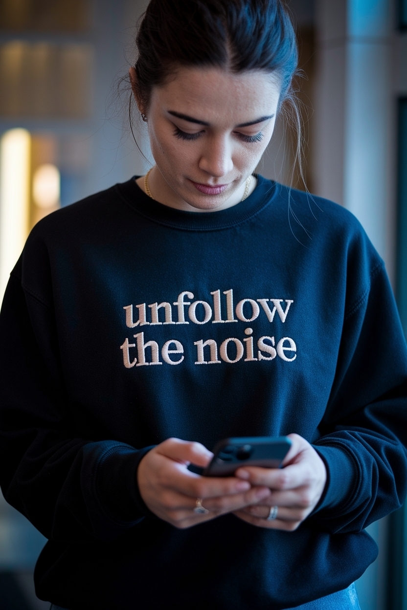 Unfollow the Noise: Focusing on What Matters outfit idea