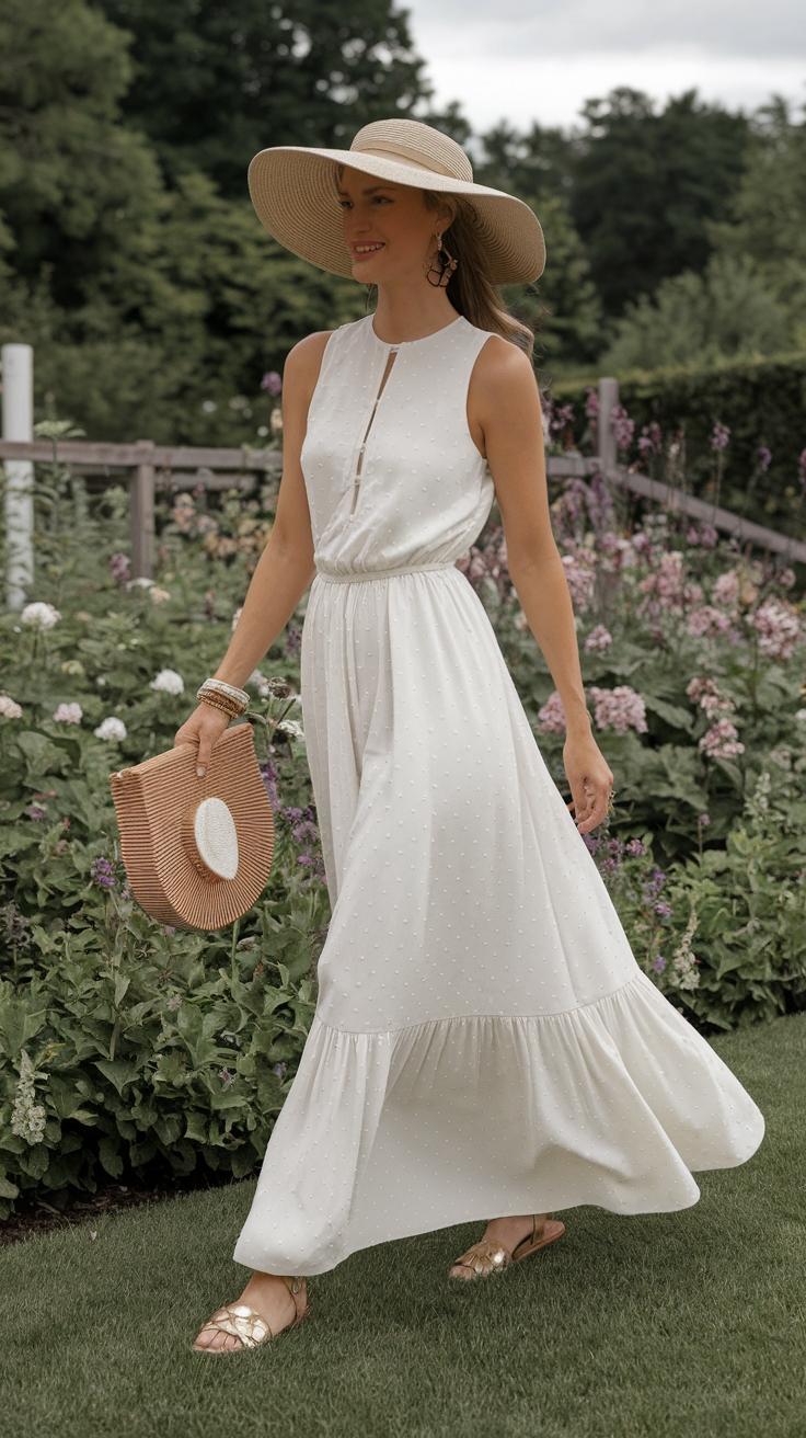 White Maxi Dresses: Versatile Staples for Your Wardrobe outfit idea