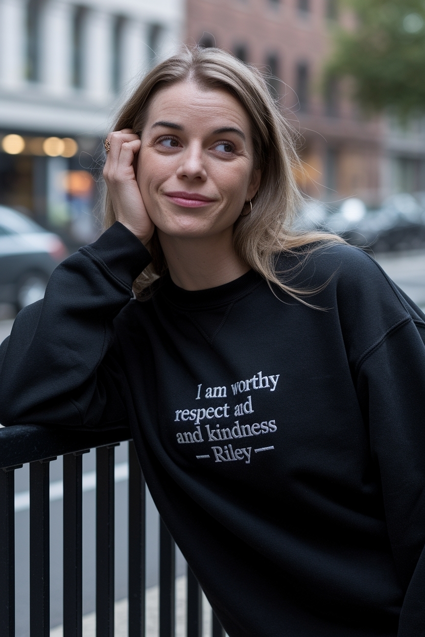 Worthy of Respect and Kindness Riley: Empowering Looks outfit idea