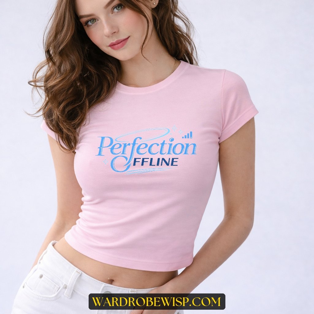 Y2K Baby Tee Custom Text Tshirt Vintage Aesthetic Crop Top Gift Her baby tee