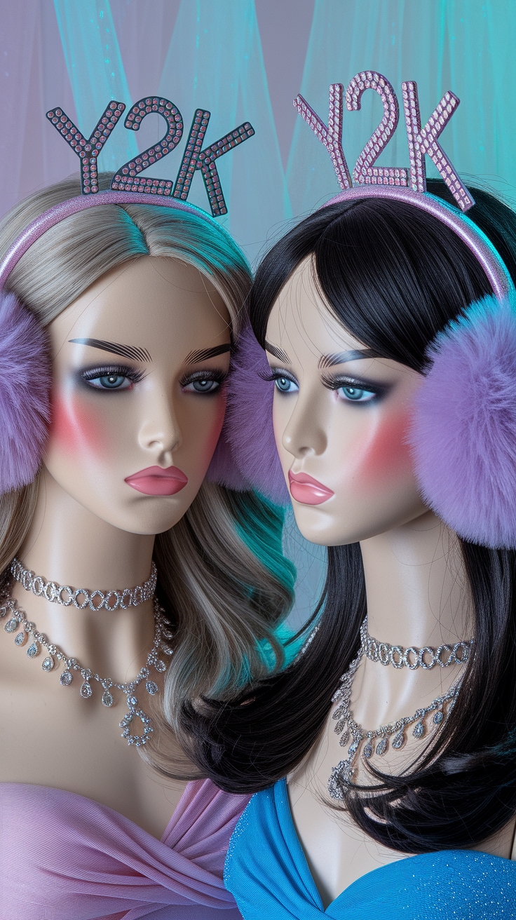 Statement Y2K Head Accessories for Bold Looks outfit idea