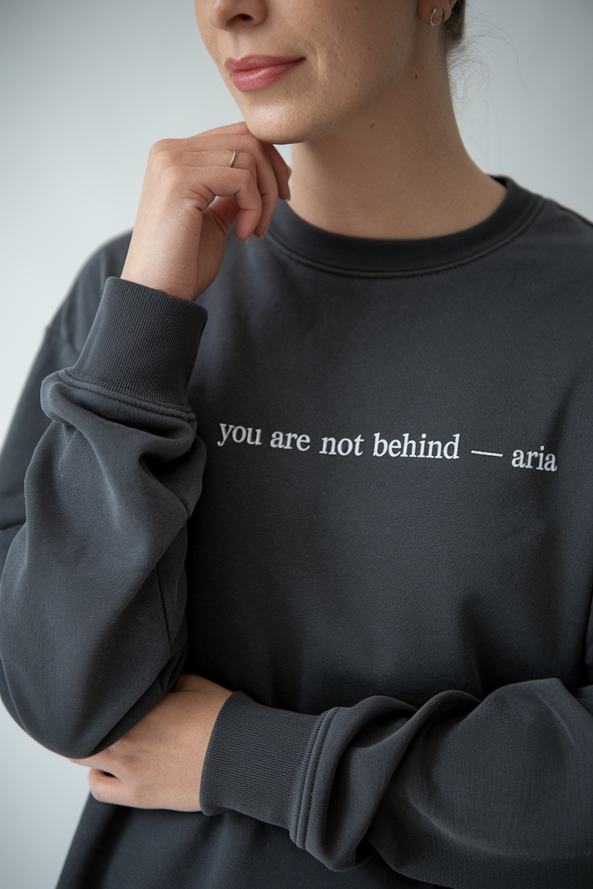 You Are Not Behind Aria: Embracing Your Unique Journey outfit idea